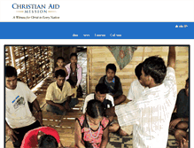 Tablet Screenshot of christianaid.org